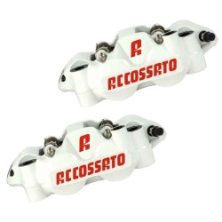 RADIAL BRAKE CALIPERS MONOBLOCK 108MM PISTONS IN ERGAL - ACCOSSATO PZ004 - FLUO