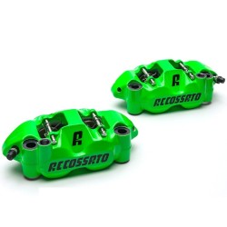 RADIAL BRAKE CALIPERS MONOBLOCK 108MM PISTONS IN ERGAL - ACCOSSATO PZ004 - FLUO