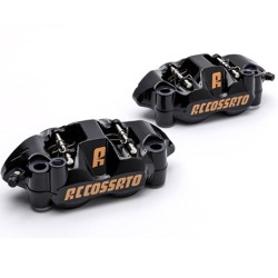 RADIAL BRAKE CALIPERS MONOBLOCK 108MM PISTONS IN ERGAL - ACCOSSATO PZ004 - FLUO