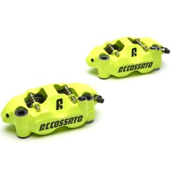 RADIAL BRAKE CALIPERS MONOBLOCK 108MM PISTONS IN ERGAL - ACCOSSATO PZ004 - FLUO