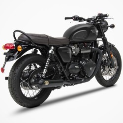 ZARD BOTTLE DESIGN EXHAUST FOR TRIUMPH BONNEVILLE T120 16-19