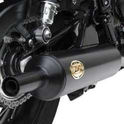 ZARD BOTTLE DESIGN EXHAUST FOR TRIUMPH BONNEVILLE T120 16-19