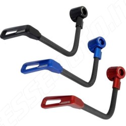 ACCOSSATO DEFLECTOR CLUTCH LEVER GUARD - 90° BENT HOSE IN CARBON