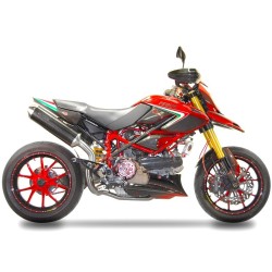 SPARK OVAL EXHAUST DUCATI HYPERMOTARD 796 09-12