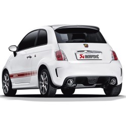 AKRAPOVIC IMPIANTO DI SCARICO INOX PER ABARTH 500 / 500C 08-18