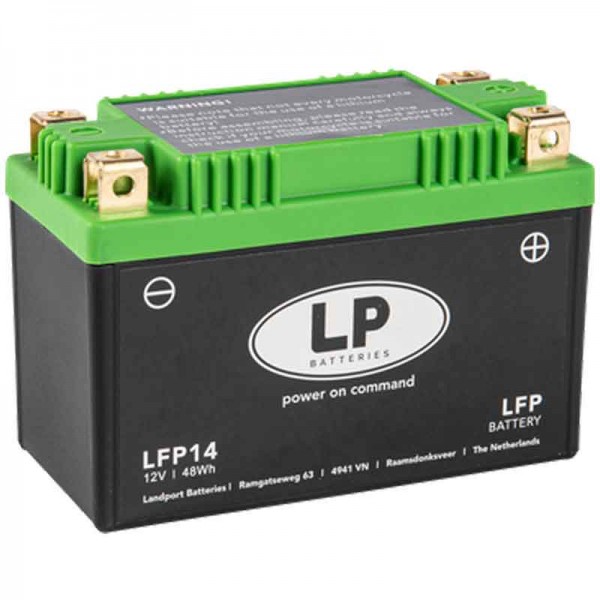 Batteria per Moto al Litio LP Sigillata e Senza Manutenzione - LFP14