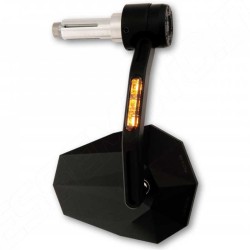 PAIR OF MIRRORS BAR-END WITH LED INDICATOR - HIGHSIDER STEALTH-X7